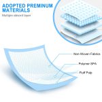 Zdolmy Baby Disposable Changing Pad, 20Pack Soft Waterproof Mat, Portable Diaper Changing Table & Mat, Leak-Proof Breathable Underpads Mattress Play Pad Sheet Protector(13'' 18'') - Image 4